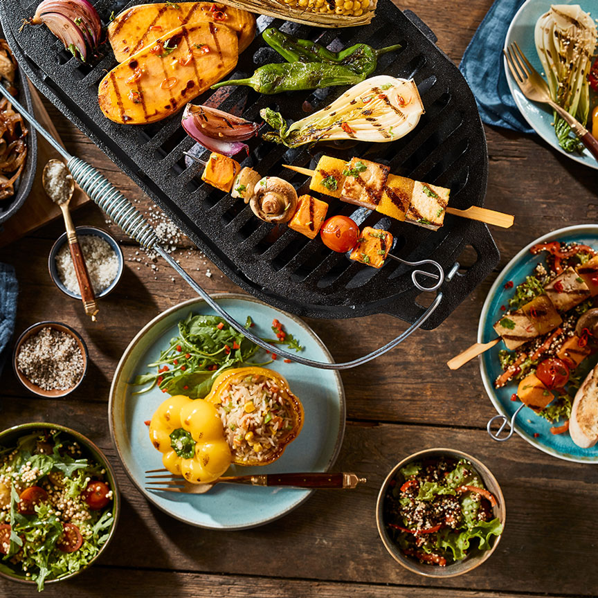 image relative à Vegetarisches BBQ - kreativ, bunt & aromatisch